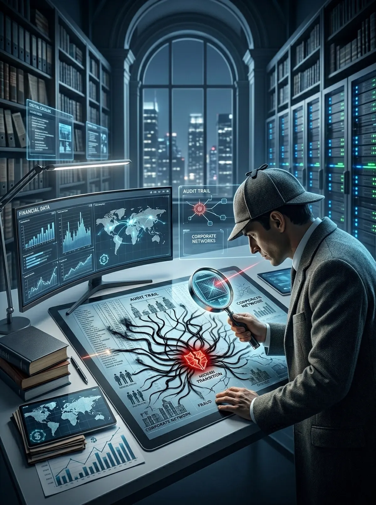 Fraud and financial crime risk service visual